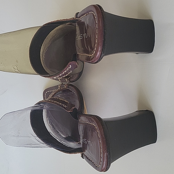 Via Spiga women's sandals shoes brown leather size 10M - Picture 5 of 13